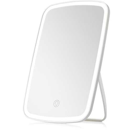 28 Clever and Thoughtful Gift Ideas for Her Under $50 41 NEZZOE Rechargeable Makeup Mirror with Lights, Portable Travel Lighted Vanity Mirror, Dimmable Touch Screen Tabletop LED Make up Mirror