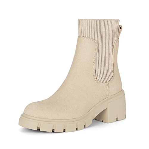 10 Women's Chelsea Boots to Shop Now 10 Athlefit Women's Chelsea Boots Fall Platform Ankle Boots Slip on Chunky Lug Sole Boots