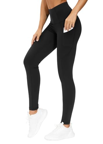 These 27 Amazon Black Friday Deals Are Trending 10 THE GYM PEOPLE Thick High Waist Yoga Pants with Pockets, Tummy Control Workout Running Yoga Leggings for Women (Small, Black)