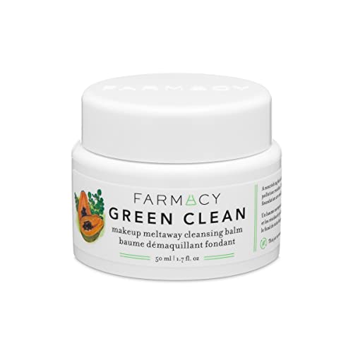 12 Best All-Natural Beauty Gifts for Her Under $40 19 Farmacy Makeup Remover Cleansing Balm - Green Clean Waterproof Makeup Remover + Oil Based Cleanser - Gentle Exfoliating Double Cleanser - Melts From Balm to Milky Lather (50ml)