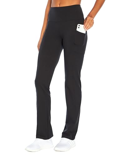 What to Wear While Traveling for the Holidays 17 Marika Women's Eclipse Tummy Control Bootleg Pant, Black, Small