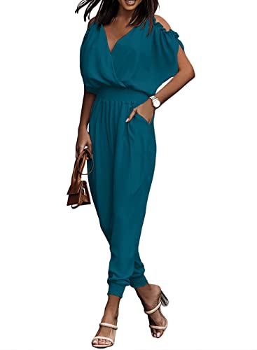9 Fab New Year’s Eve Dress Styles for Under $50 10 Dokotoo Jumpsuits for Women Dressy One Piece Sexy Long Pants Smocket Waist Cold Shoulder Open Back Suits for Summer Plus Size,Green Small (WGEW6412020-9-S)