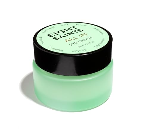 12 Best All-Natural Beauty Gifts for Her Under $40 8 Eight Saints Skin Care All In Eye Cream, Natural and Organic Anti Aging Under Eye Cream to Reduce Puffiness, Wrinkles, and Under Eye Bags, Dark Circles Under Eye Treatment, 0.5 Ounces