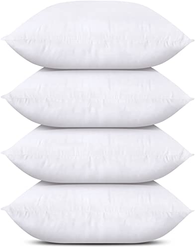These 27 Amazon Black Friday Deals Are Trending 36 Utopia Bedding Throw Pillows (Set of 4, White), 18 x 18 Inches Pillows for Sofa, Bed and Couch Decorative Stuffer Pillow