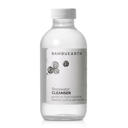 12 Best All-Natural Beauty Gifts for Her Under $40 6 BambuEarth Rosewater Face Cleanser (4 oz) - Helps Hydrate, Balance, and Soothe - Non-Foaming, Vegan, Alcohol-Free Cleanser with Organic Rosewater to Support Skin's Barrier