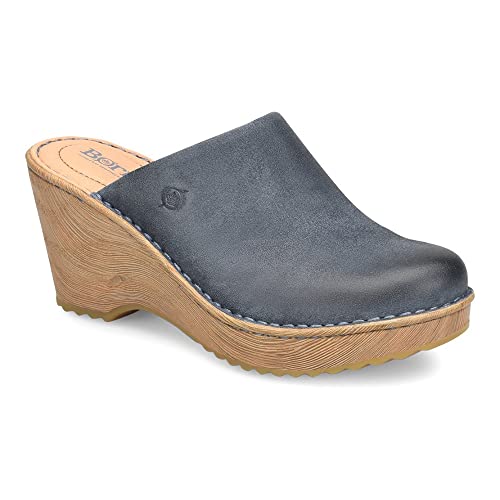 Mules for Fall: How to Wear Them + Styles to Shop 62 BORN Natalie Light Blue 10 M (B)