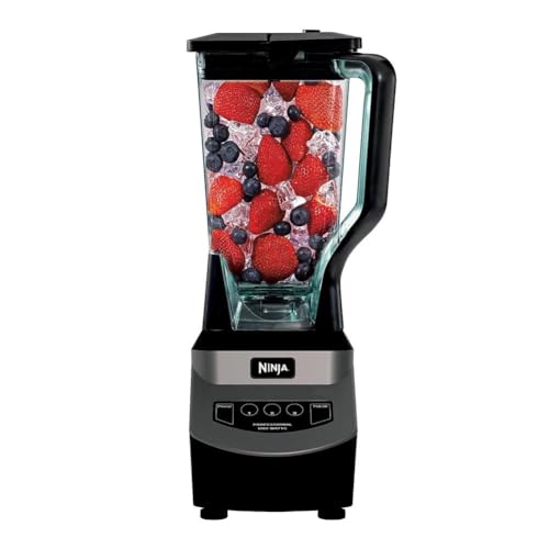 Preview: Top Amazon Prime Day Deals 22 Ninja Blender, For-Smoothies, Salsa, Shakes, Slush, and-Frozen Drinks, Pitcher, and-Lid, for-Kitchen, Crushes Ice, Fruit, and-Veggies, 1000-Watt, Dishwasher Safe, Black, NJ601AMZ