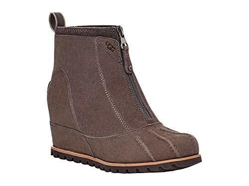 UGG Women's Reggie Fashion Boot, THUNDER CLOUD LEATHER, 9.5