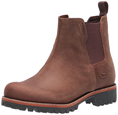 What to Wear While Traveling for the Holidays 27 Chaco Women's Fields Chelsea Waterproof Boot, Chestnut Brown, 7