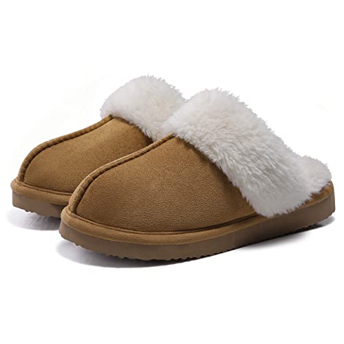 These 27 Amazon Black Friday Deals Are Trending 4 Litfun Women's Fuzzy Memory Foam Slippers Fluffy Winter House Shoes Indoor and Outdoor, Chestnut 7-7.5