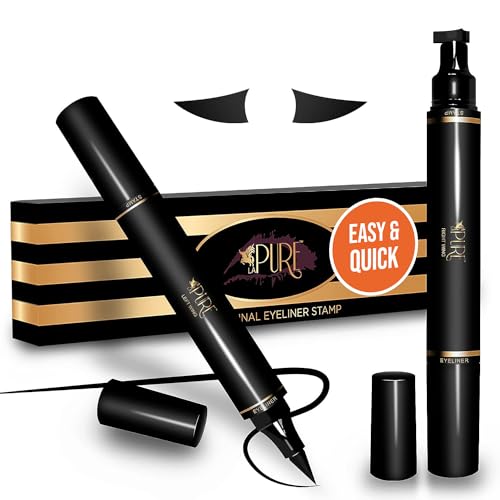 What's Trending in Makeup and the Cheap Amazon Products to Match 4 LA PURE Waterproof Eyeliner Stamp - 2 Wingliner Black Make Up Pens, Vamp Style Wing, Smudgeproof & Sweatproof, Perfect Cat Eye Look, Long Lasting Liquid Eye Liner Pen, Eyeshadow, No Dipping…