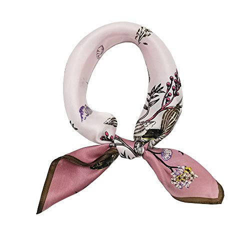 28 Clever and Thoughtful Gift Ideas for Her Under $50 13 FONYVE 100% Mulberry Silk Scarfs for Women - Lightweight Square Satin Head Scarf - Small Silk Hair Scarf for Sleeping 21' x 21'
