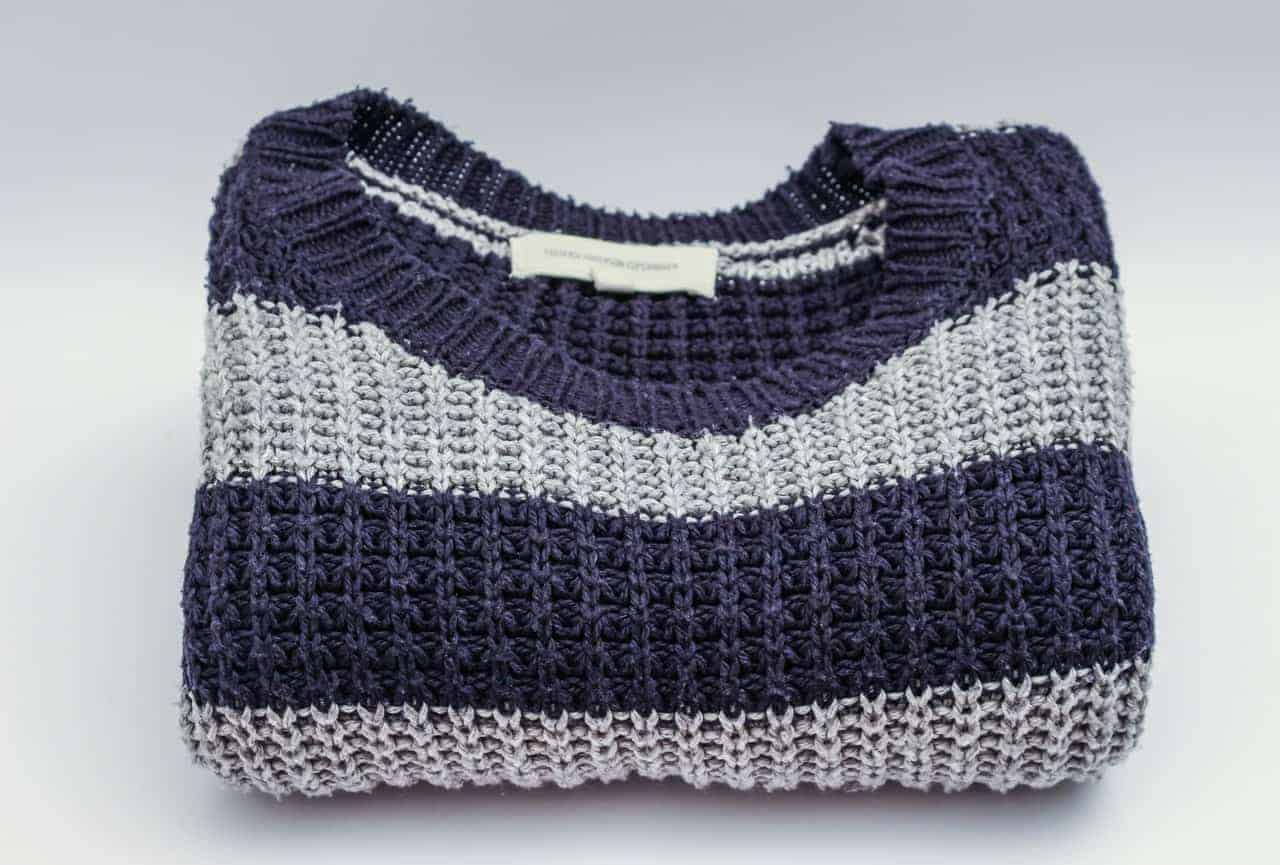 folded sweater