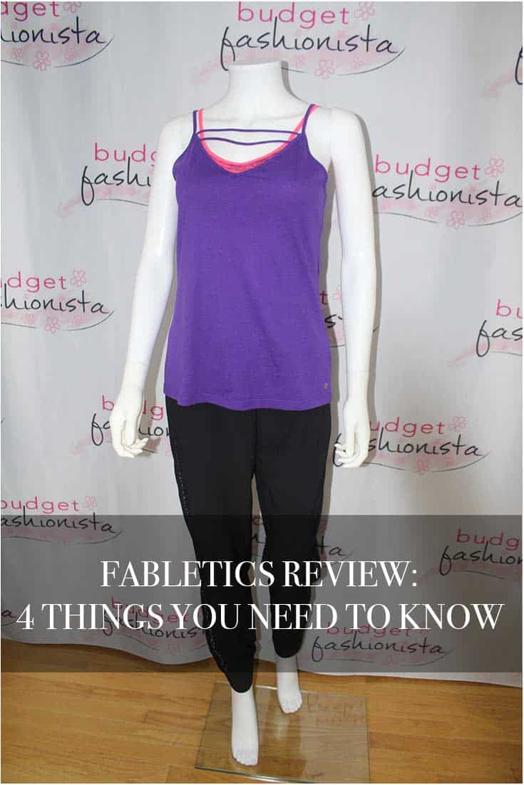 FABLETICS REVIEW - MANNEQUIN WEARING FABLETICS ATTIRE