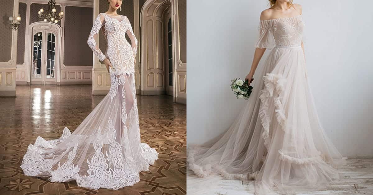 Wedding dress designs from Devotion Dresses