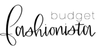 Budget Fashionista logo.