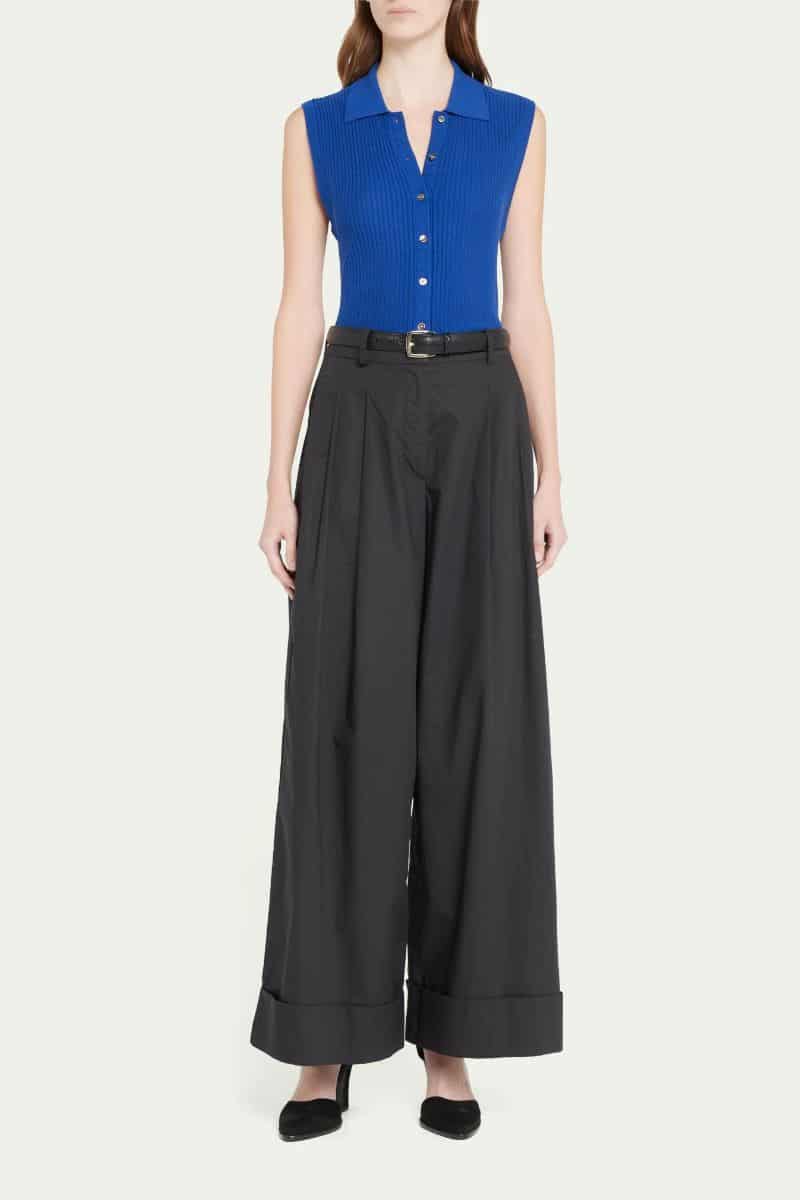 Bergdorf Goodman Designer Sale: The 8 Pieces I'd Buy 7 Blue sweater vest from the Bergdorf Goodman designer sale.