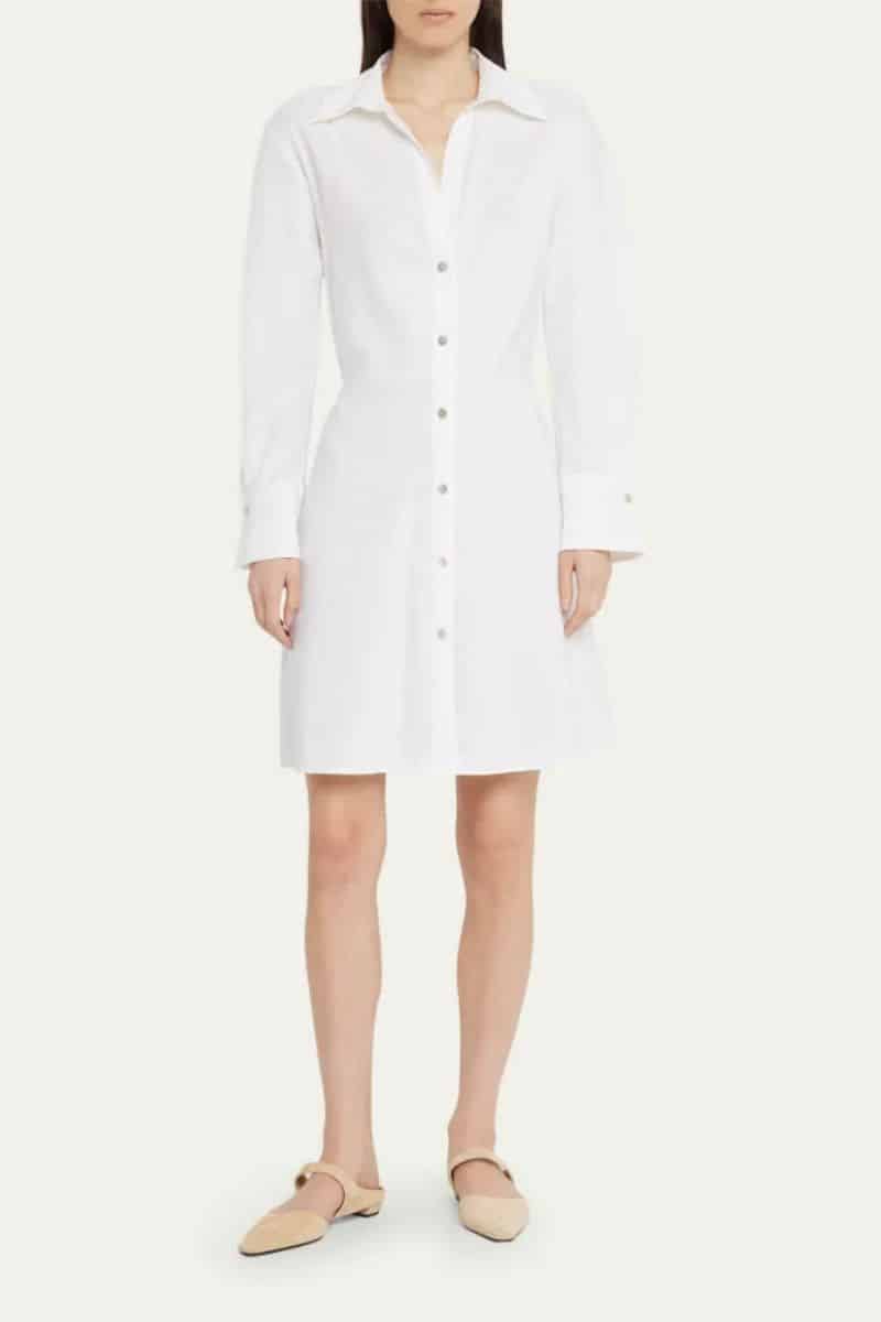 Bergdorf Goodman Designer Sale: The 8 Pieces I'd Buy 3 White shirtdress from the Bergdorf Goodman designer sale.