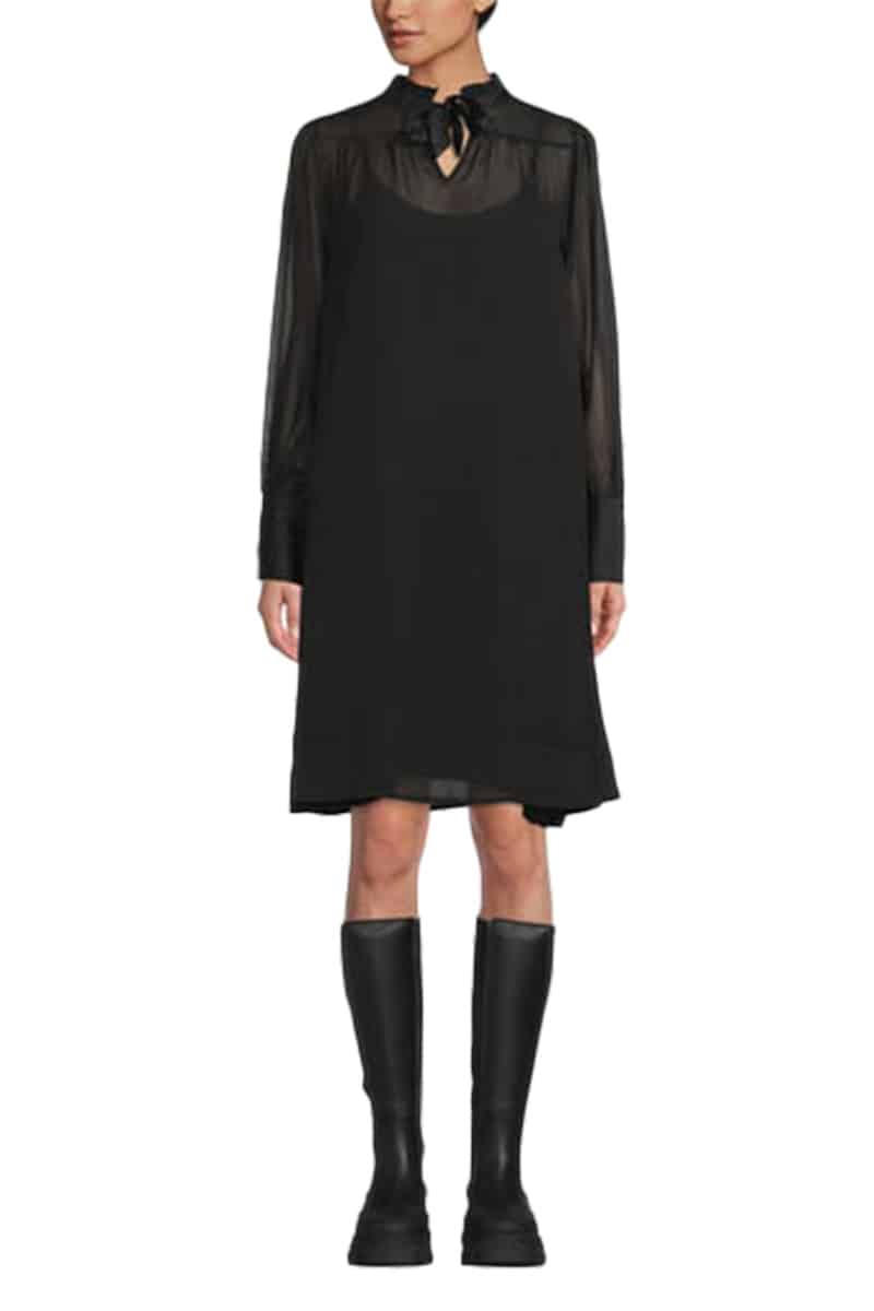 What to Buy at the Fenwick Designer Sale 5 Black, knee-length shift dress, on sale at Fenwick designer sale.