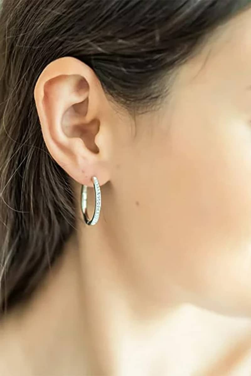 Summer Fashion and Beauty Deals 2023: What to Buy Right Now for $100 or Less 25 Crystal hoop earrings on sale at Walmart+ Week.