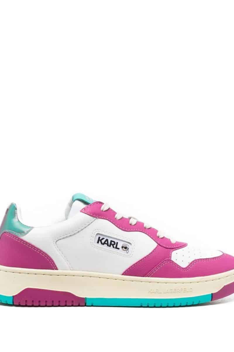 Farfetch Sale: 10 Designer Pieces to Shop Now for Less 5 Pink and white tennis shoe discounted in Farfetch sale.