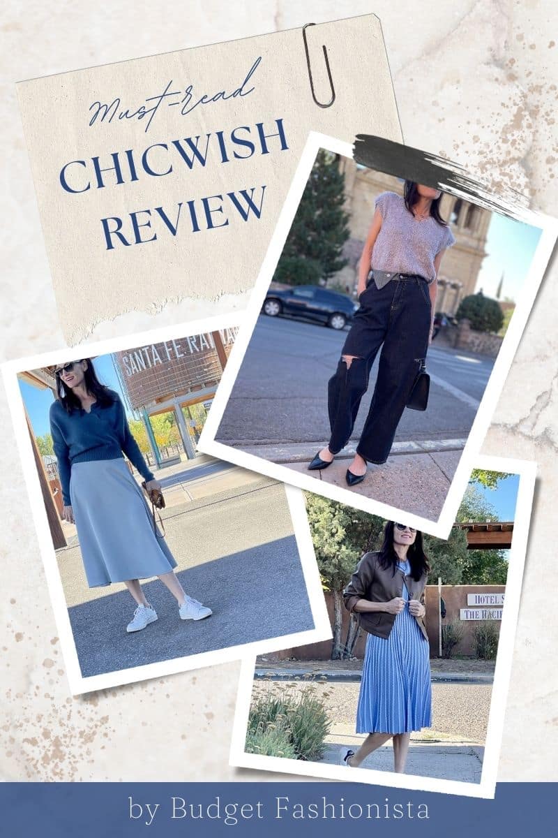 Chicwish Review: Honestly, Here's What You Get at Chicwish for $450 1 Outfit collage featuring text overlay that reads: must-read Chicwish review.