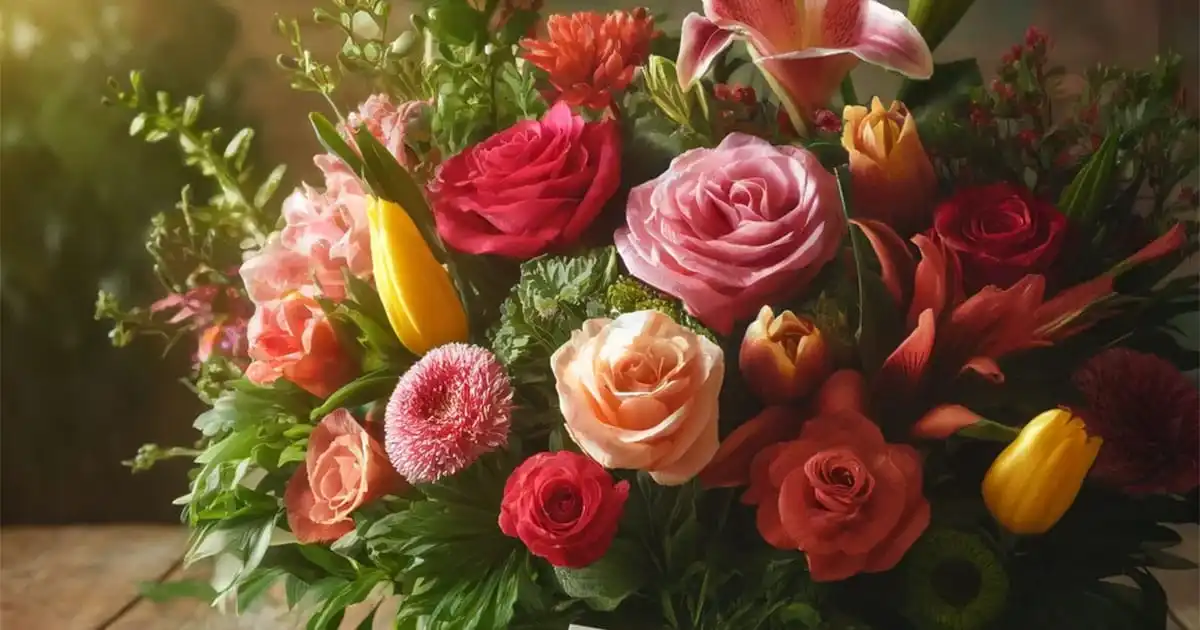 How to Personalize Gifts Without Overspending 34 Floral bouquet on table. This image is originally displayed at thebudgetfashionista.com. If you are seeing it at a different domain, it has been stolen and is being used without authorization.